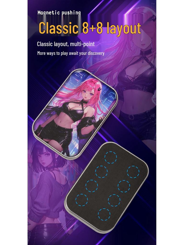 Aluminum EDC Push Card Fidget Toy