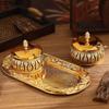 Barattolo per Condimenti in Metallo e Vetro Stile Europeo Creativo Barattolo per Conservare Condimenti da Cucina Set di Barattoli per Spezie Domestici Strumenti Creativi per Condimenti