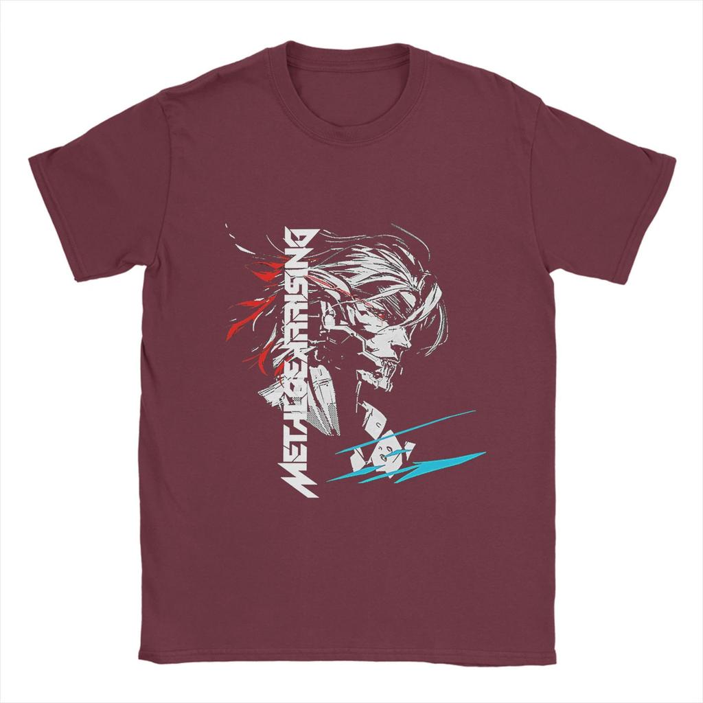 METAL GEAR SOLID RISING INVERTED T Shirt Men's  100% Cotton Funny T-Shirts Round Neck  Tees Short Sleeve Clothing Birthday Gift