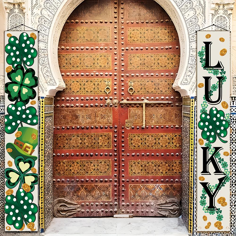 Door Banner Patrick Multipurpose Lucky Charm Eid Polyester 179.83x29.97cm Indoor Outdoor Decor