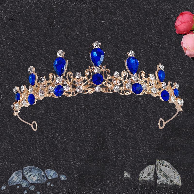 

Свадебная корона в стиле барокко, ретро, ​​повязка на голову, корона для волос, старинный стиль, женская высококачественная повязка на голову, аксессуары для волос