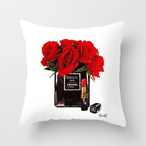 rose bottle pillow
