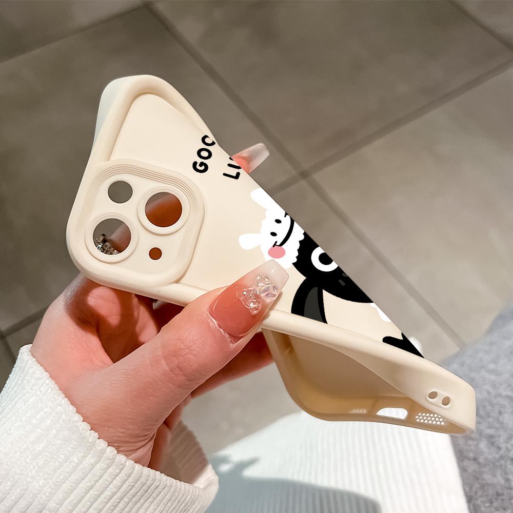 Soft Silicone Square Ladder Printing Pattern Phone Casing Full Cover Camera Shockproof Protection Rubber Case for Vivo