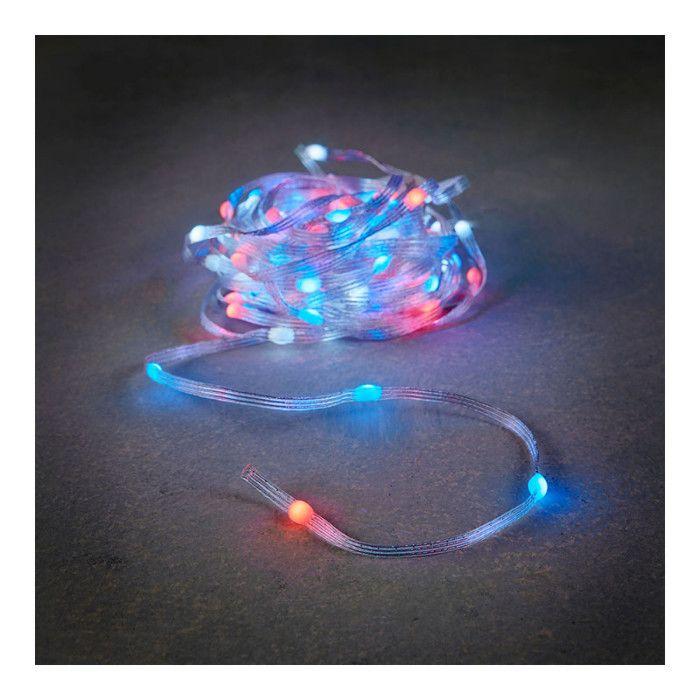 Guirlande Led Multicolore - GENERIQUE - 10m - 100 Led - Télécommande Et Minuterie