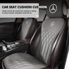 BFE3 For Benz Car Logo Seat Cushion Auto Seat Headrest Cushion Neck Pillow Case Accessories AMG Exclusive A C E R V Class CLA CLS