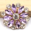 LKERAN5PCS37 * 37MM Circular Diamond Inlaid Acrylic Horse Eye  Used For Clothing Buttons, Bow Hair Accessories, Jewelry Accessor