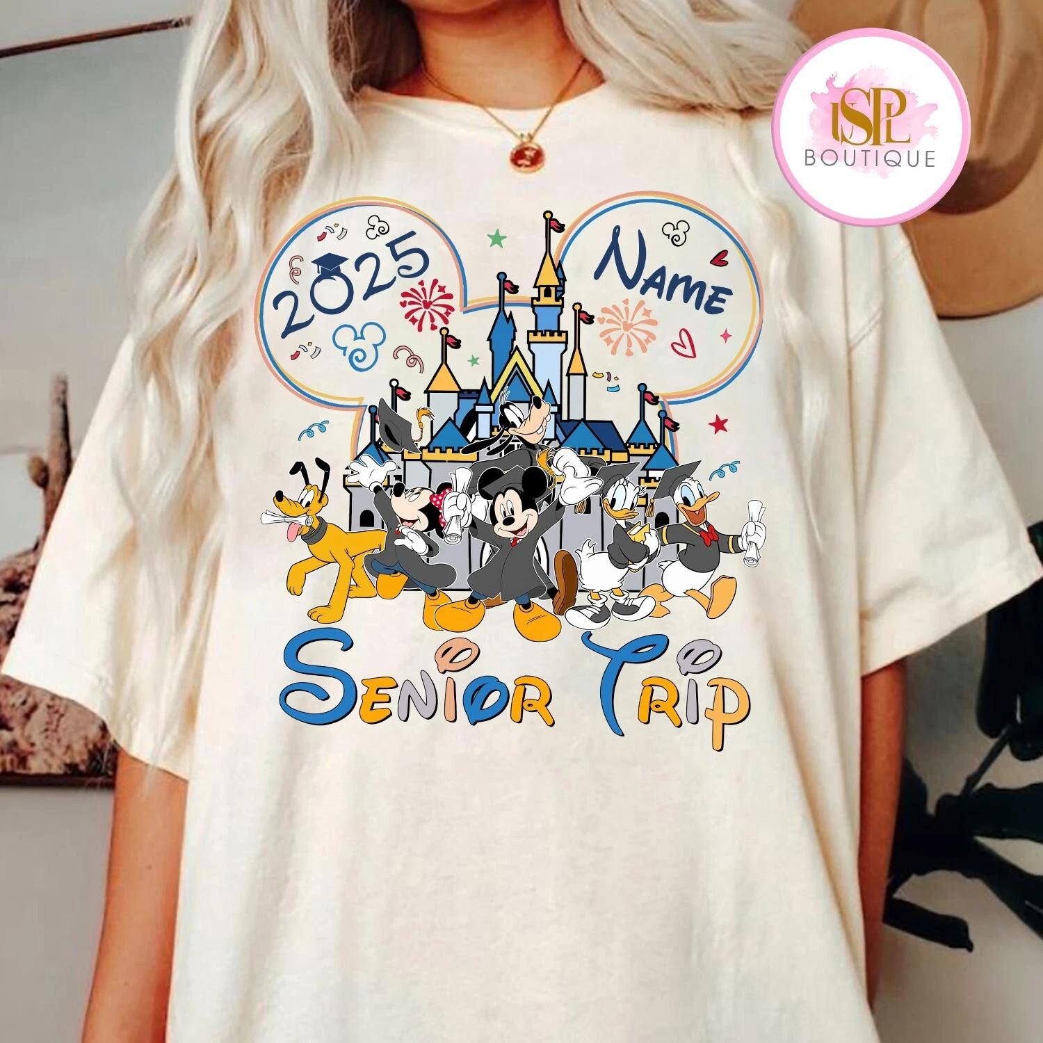 Personalized Mickey & Friends Senior Trip, Mickey Graduation Unisex Tee 551821 3XL