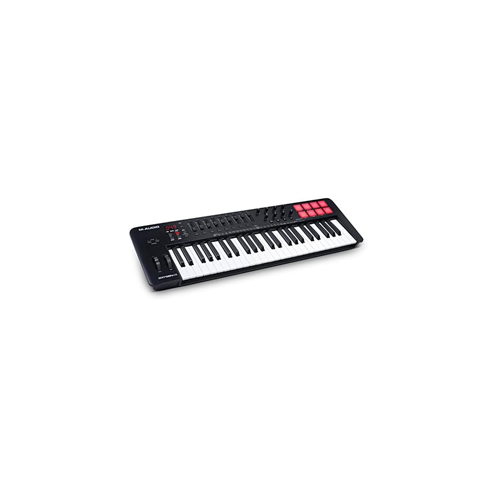 M-Audio Oxygen 49 MKV USB MIDI Keyboard Controller 49 Keys Velocity Pads Smart Chord Mode Arpeggiator