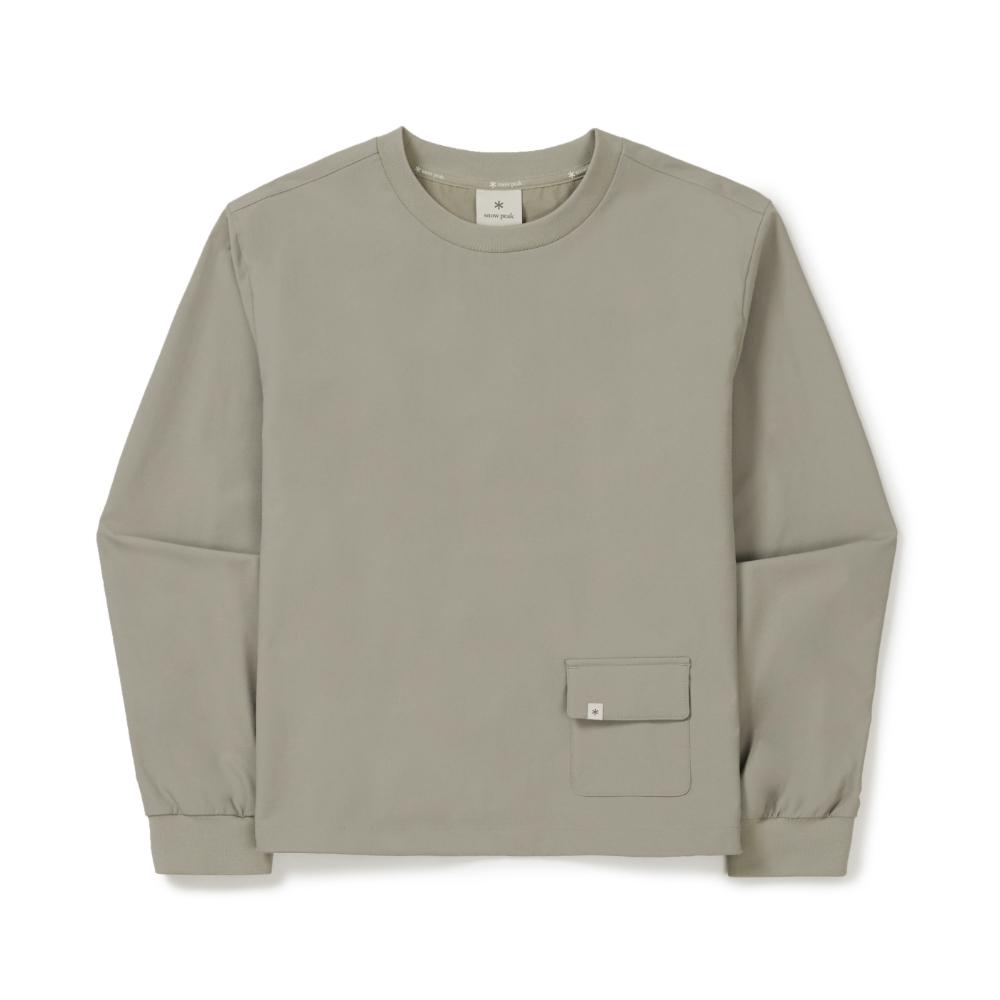 SNOWPEAK Lago Women's Sweatshirt Khaki Gray (S26SWTHT27)