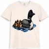 Seetaucher T-Shirt See Tierwelt Wasservögel Natur Tier Grafik T-Shirt