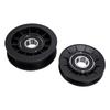 V Idler Pulley Flat Idler Pulley Kit GX20286 GX20287 Replacement for D140 D130 D100 LA100 LA105 LA110 LA115 Mower Decks