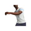 Puma 2022-23 Manchester City Letter V-Neck Fitted Short Sleeve Drop Shoulder T-Shirt Men T-Shirt Gray Purple 767748-14