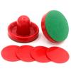 8Pcs/Set Standard Plastic 60Mm Strikers Air Hockey Pushers And Pucks Replacement For Game Tables Goalies Accessories