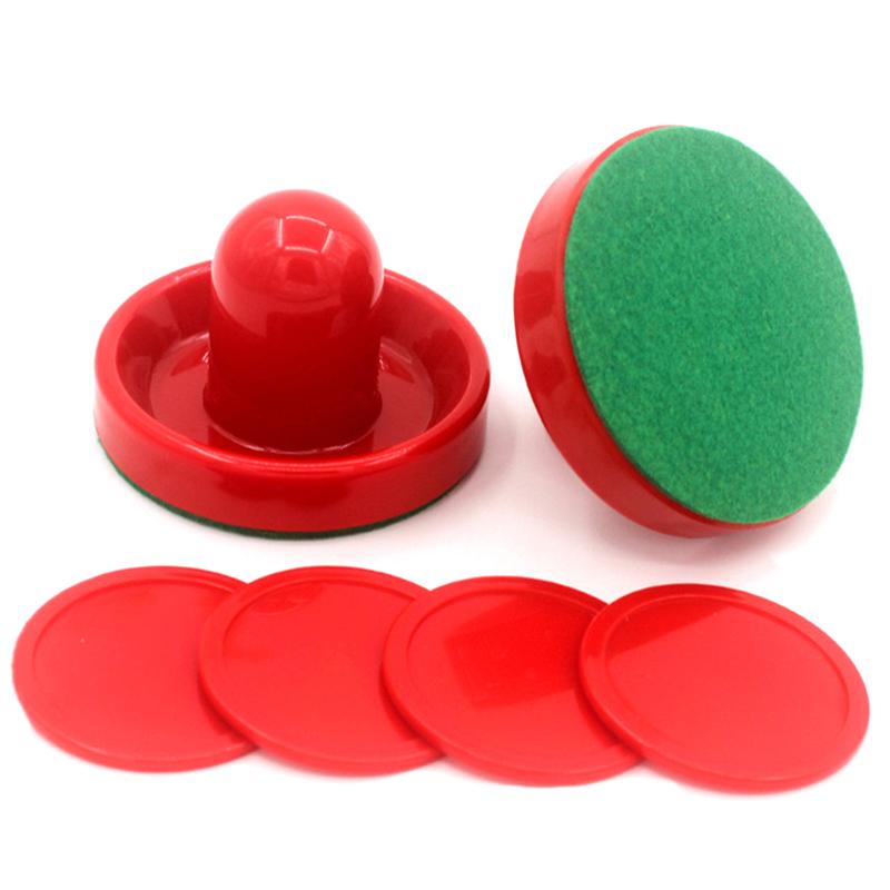 8Pcs/Set Standard Plastic 60Mm Strikers Air Hockey Pushers And Pucks Replacement For Game Tables Goalies Accessories
