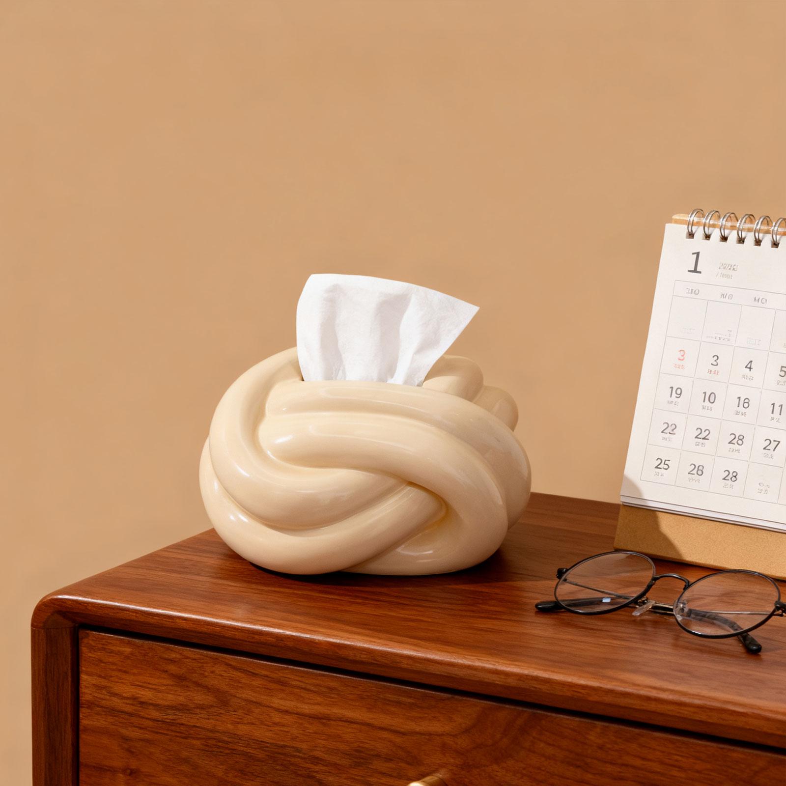 Tissue Box Cover Elegant Tissue Box Holder for Home Bathroom Living Room