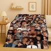 3D Twilight Saga Bella Edward Vampire Movie Flannel Blanket,Ultra Soft Warm Plush Throw for Home Bedroom Bed Sofa Cover Camping