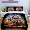 Juego de Ropa de Cama con Estampado Chucky de Horror Definitivo de 3 Piezas (1 funda + 2 fundas de almohada, sin relleno), Este Juego de Cama Estampado es Suave y Cómod