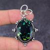 Ammolite Gemstone Handmade 925 Sterling Silver Gift Jewelry Pendant 2.21" H0D45