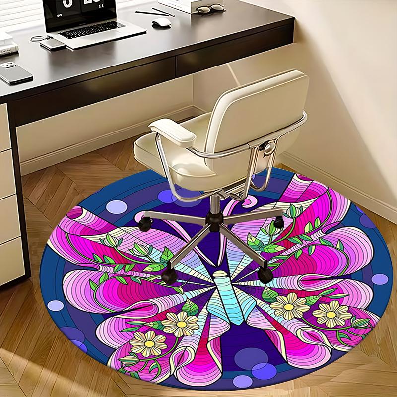 Alfombrillas de Silla para Alfombra de Oficina con Mariposas de Colores, Decoración del Hogar, Alfombra de Sofá, Alfombra de Oficina Regalo para Cualquier Habitación1118146a