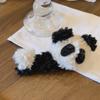 Plüsch-Panda-Form Haarspange/Haargummi/Stirnband Weihnachten Karneval Haargummi für Damen Teenager beim Fotografieren Rutschfest