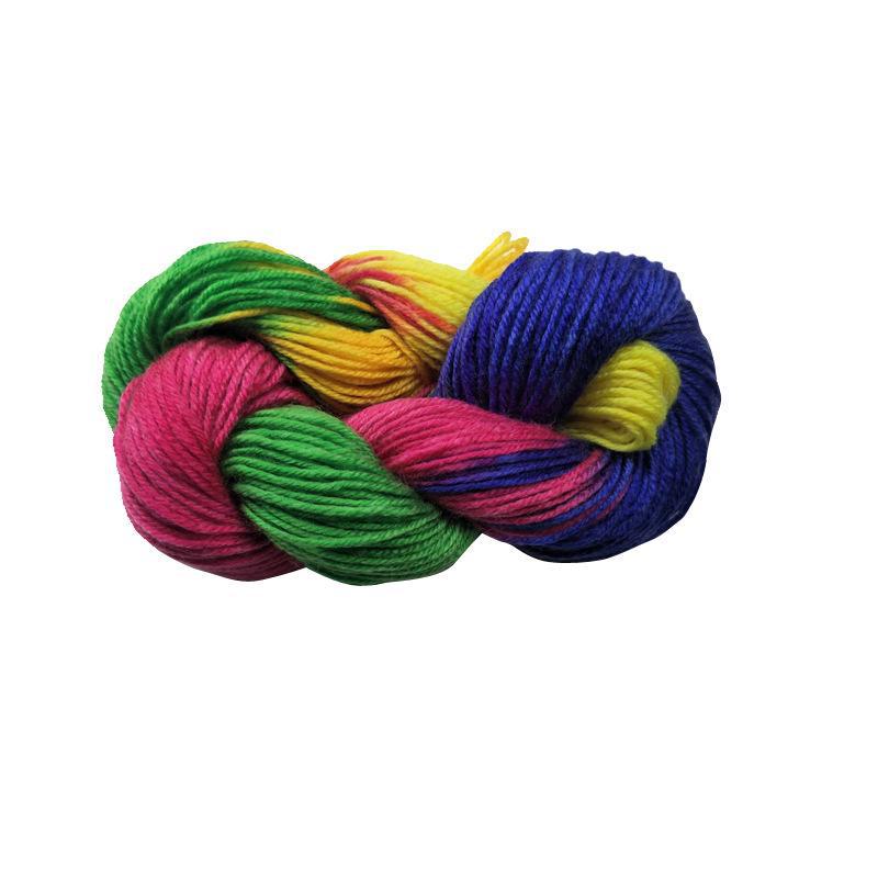 Fuyi Filo di Lana Tinta Acrilico Cotone per Scarpe per Artigianato Tessuto a Mano