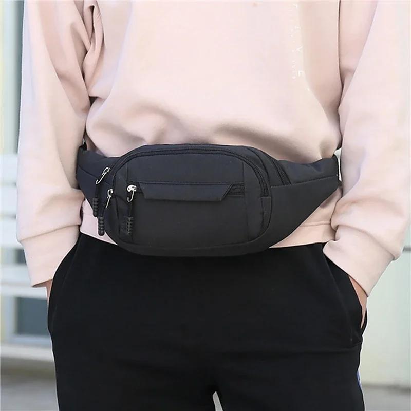 Marsupio da Uomo/Donna Multifunzionale Grande Capacità Borsa a Cintura Porta Telefono per Sport all'Aperto Resistente all'Usura Impermeabile Crossbody