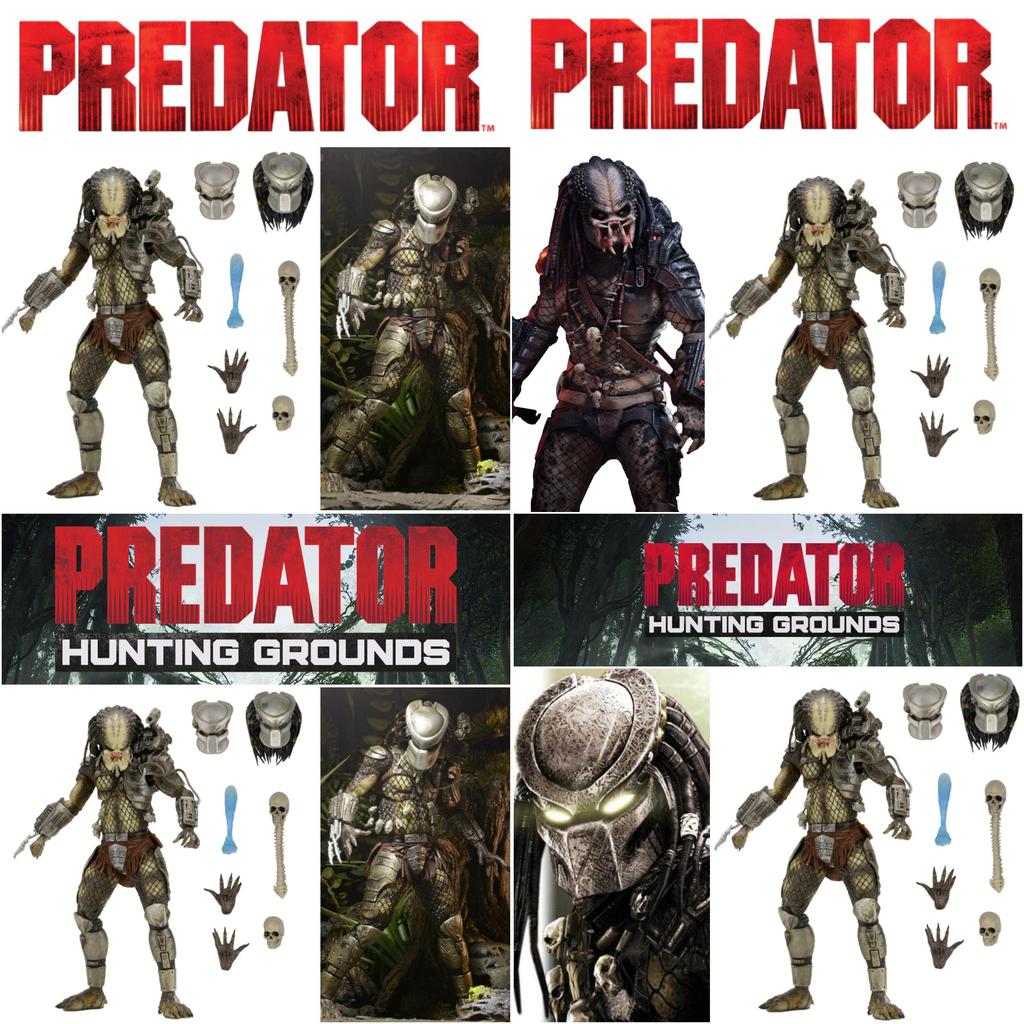 Neca P12.0 7 Deluxe 7-inch Articulated Action Figure Of Neca Predator P1 Jungle Hunter 2.0