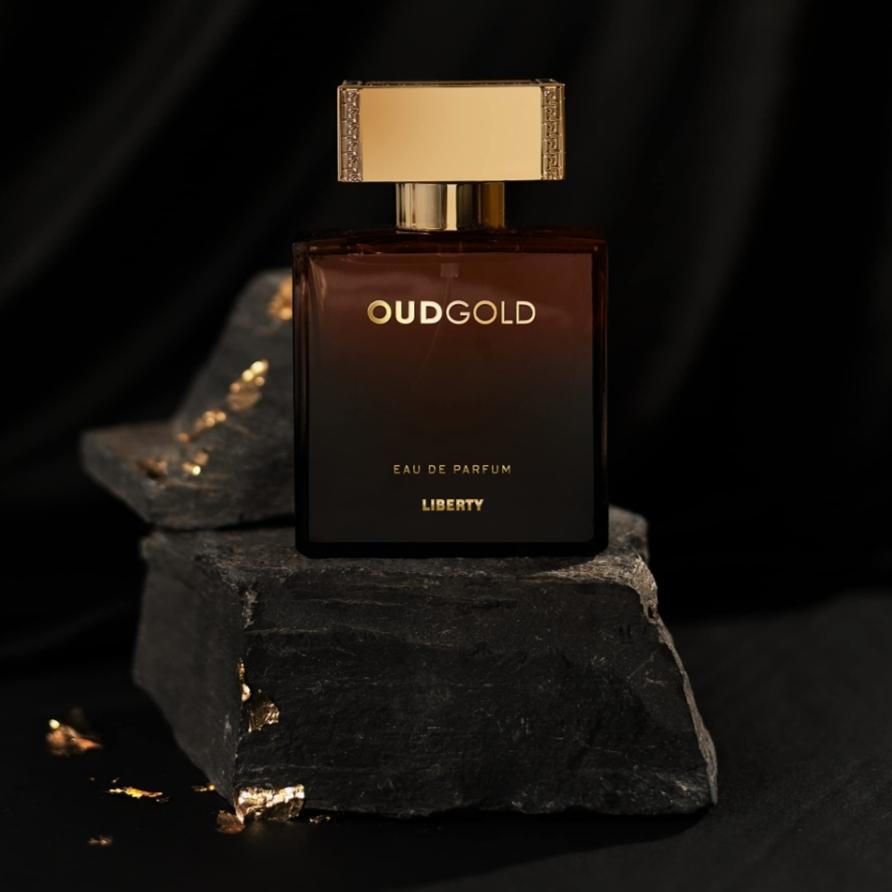 Liberty Luxury OudGold Parfüm für Männer (50 ml/1,7 Unzen), Eau de Parfum (EDP), Hergestellt in Frankreich, langanhaltender Geruch, holzige Noten