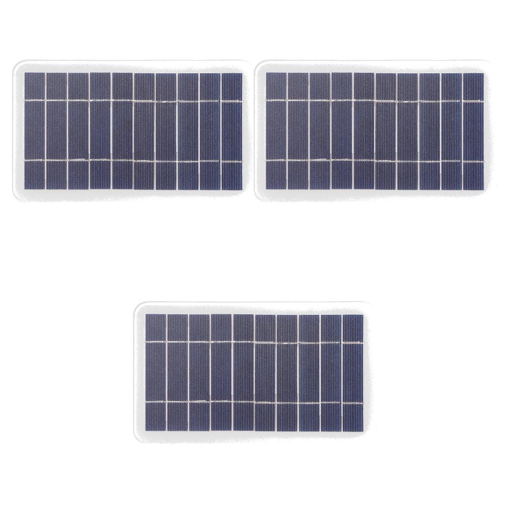 1/3/5 Pcs 2W 5V 400mA Solar Panel Portable Polysilicon Solar Chargers USB Port Outdoor Cell Mobile Phone Emergency Power Bank