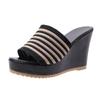 New Summer Fashion Outwear Slippers Thick Sole High Heel Casual Slippers