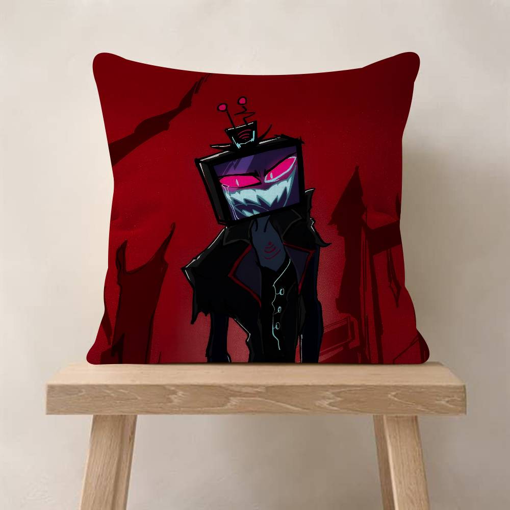 Anime HHelluva Boss Vox   Pillow Gift Home Office Decoration Bedroom Sofa Car Cushion Cover case 45x45