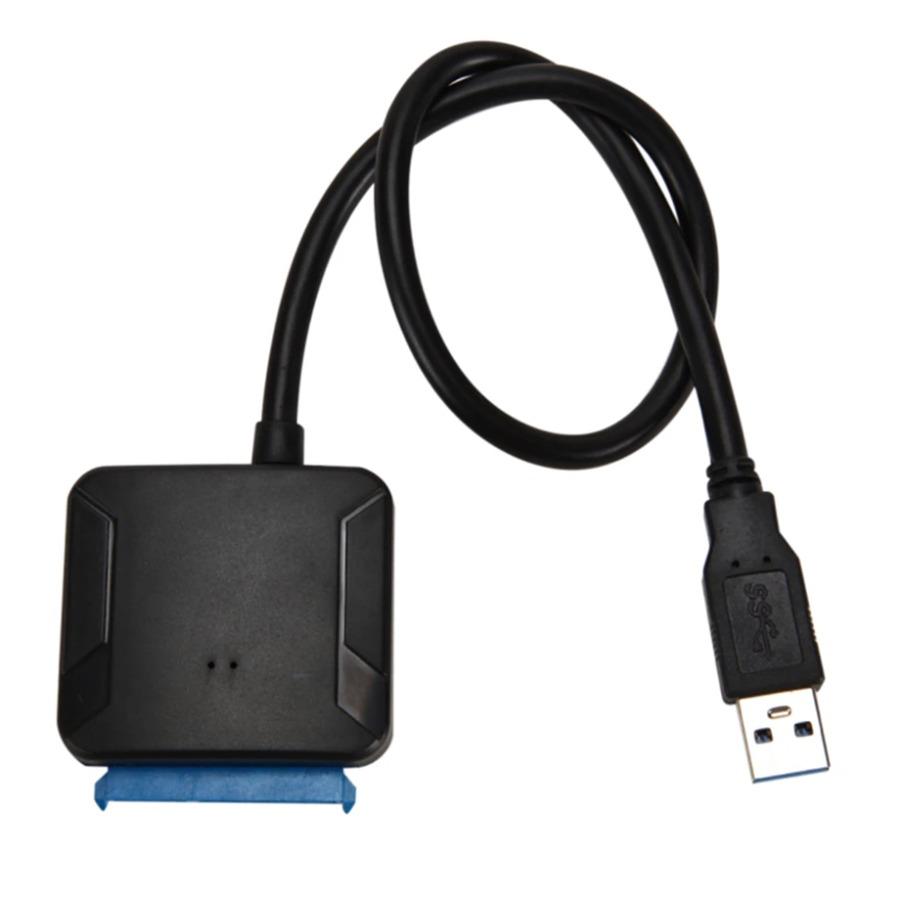 USB 3.0 Adapter Cable for 2.5" 3.5" HDD SSD Hard Drive 5Gbps External Converter with 12V Power Adapter USB 3.0 To SATA Converter