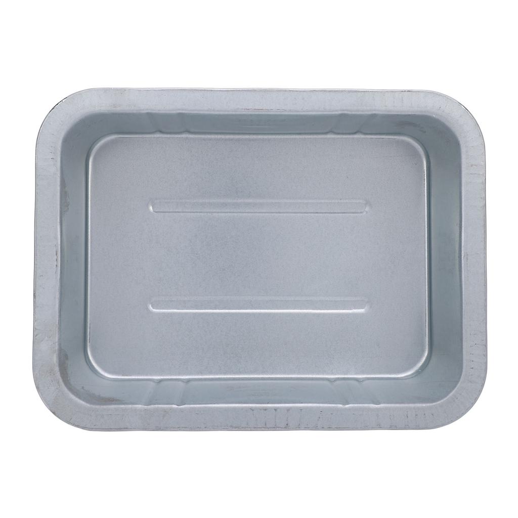 3L Motorcycle Oil Drip Tray Large Capacity Oil Catch Pan Replacement Tray Metal Iron Galvanized Drip Pan for Car
