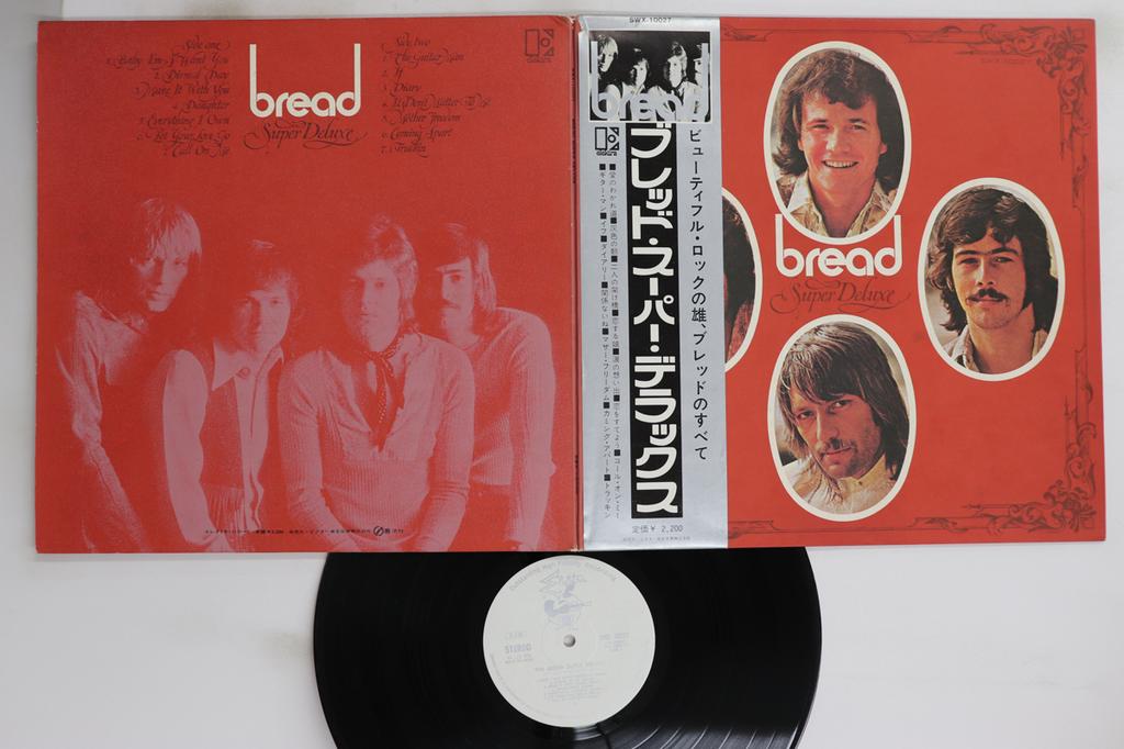 LP Record BREAD - Super Deluxe SWX10027PROMO ELEKTRA 1972 Japan Obi Rock Used