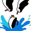 Süßer Pinguin Lichtschalter Aufkleber Cartoon Tier Dekorativer Steckdosen Aufkleber Wasserdicht Selbstklebend Wandaufkleber für Lichtschalter Steckdosen Leiste