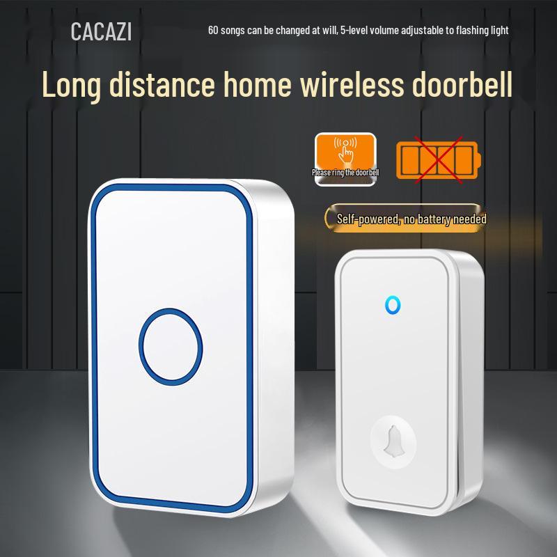 Self-Powered Wireless Doorbell - Battery-Free, Long Range, Smart Caller for Elderly.