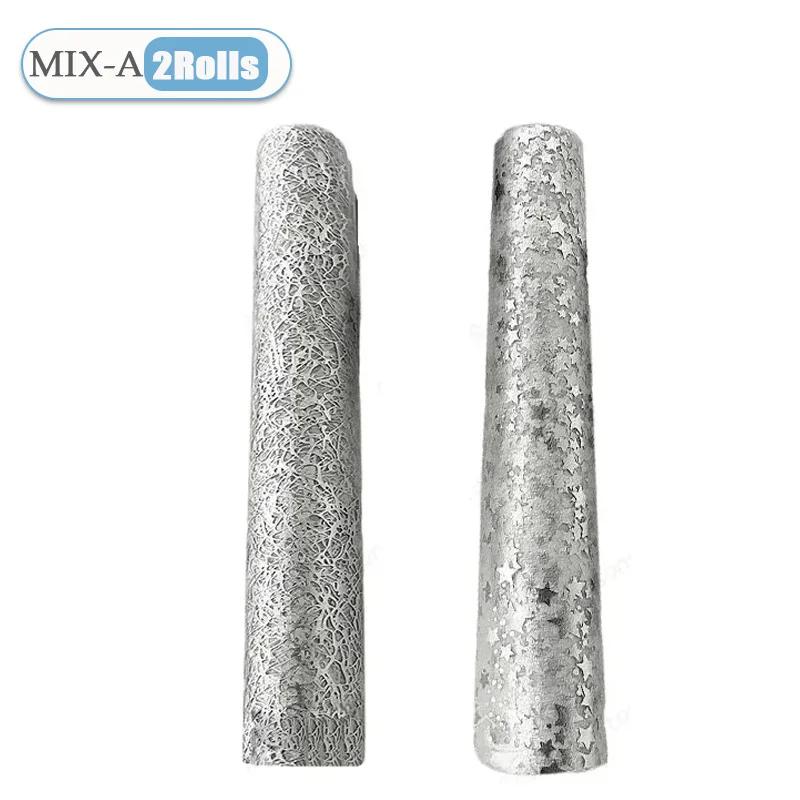 1-10Rolls Silver Star Packaging Mesh Handmade Account Gift Packaging Decoration DIY Packaging Premium Feel Mesh Scrapbook Paper