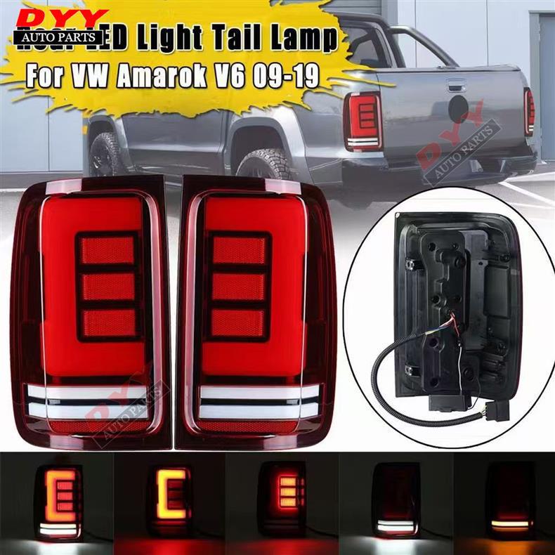 Volkswagen Amarok 2008-2020 LED Flowing Turn Signal Taillight Assembly for Pickup Trucks
