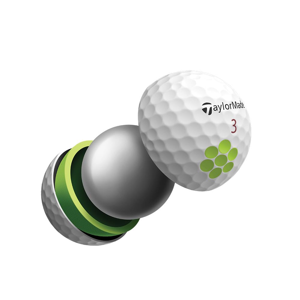 TaylorMade Tour Response SV Golf Balls (White/FF/Men's) - Pack of 3