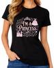 I'm A Princess Top Castle Tiara Cute Fairy Tale Womens T-Shirt Ladies Tee