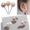 Color Lady Simple Temperament Korean  Earrings Pearl Stud Earrings Women Jewelry Fashion Design