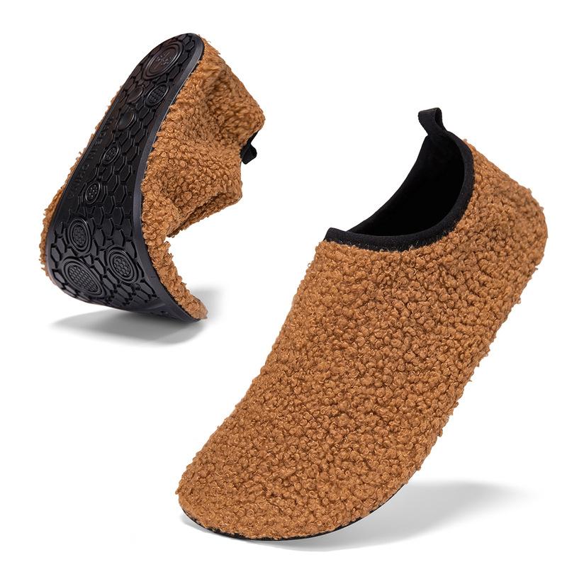 Winter Fitness Yoga Shoes Anti-slip Women Flats Household Casual Shoes Soft Elastic Soled Indoor Walking Shoes