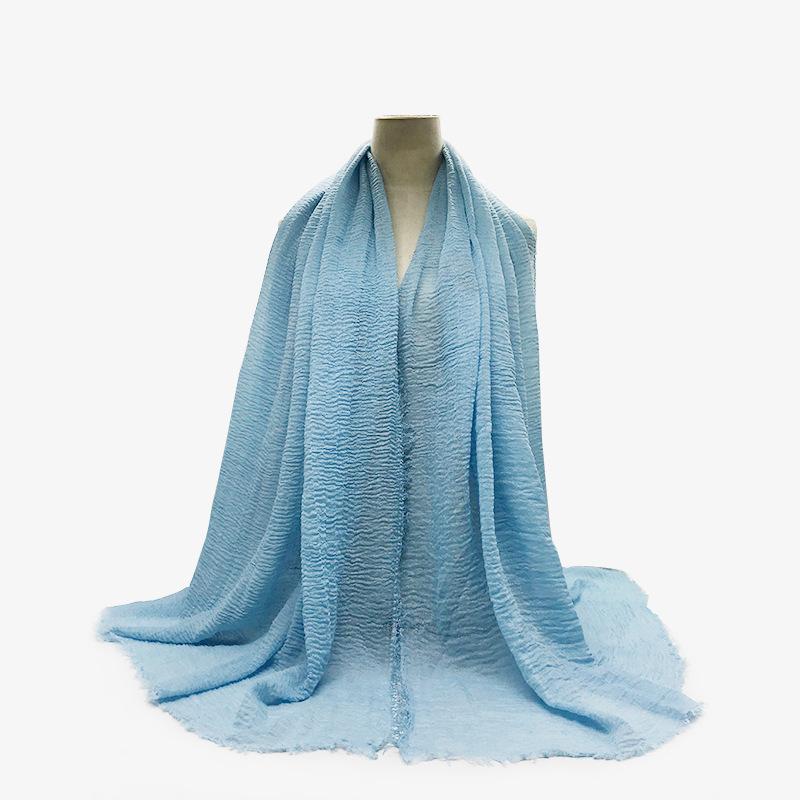 Women Cotton Linen Scarf Summer Girl Solid Color Sunscreen Thin Scarves Soft Shawl Foulard Viscose Spring Female Wrap Shawls New