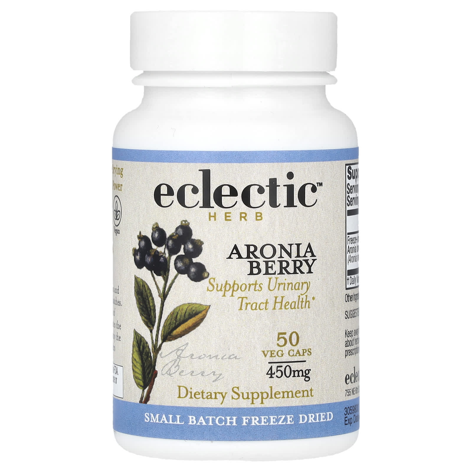 

Freeze-dried Aronia Berries, Supplement (450Mg per Capsule)