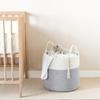 Home Cotton Rope Woven Storage Basket Dirty Clothes Basket Storage Basket Living Room Bedroom Large Capacity Sundries Basket