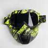 Windproof Outdoor Mask Glasses Men Off-road HD Lens MX MTB ATV Anti-Fog Full Face Protection Tactical Helmet Mask Adjustable