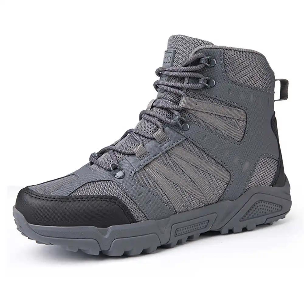Autumn-spring Slip Resistant Sports Sports Boots Tall Shoes Men's Sneakers Brands Shoose Outings On Sale Loffers High-level