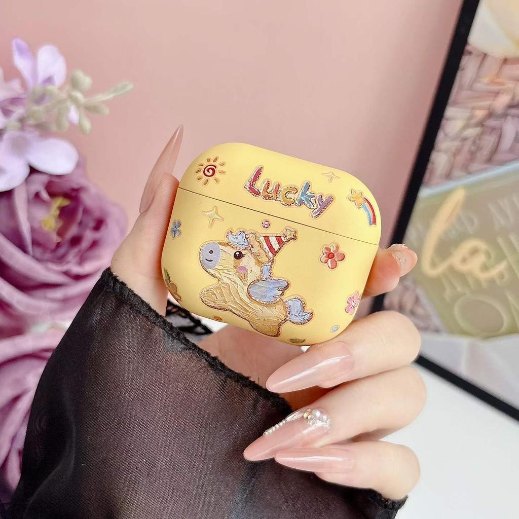 AirPods1 Protective Case Pro1 Apple 1st Generation 1st Generation Earphone Case All-inclusive Pony Wireless Bluetooth Earphone Case