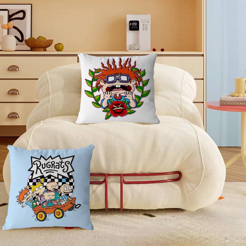 Anime Rugrat Pillow Cover For Bedroom Room And Living Room Sofa Decorative Cushion Cover