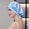 Silk Nightcap for Women's Hair Care - Adjustable, No-Mark Mulberry Silk Shower & Home Cap